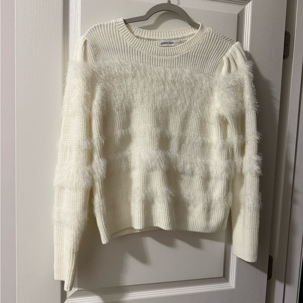 Calvin Klein Women's Cream Sweater